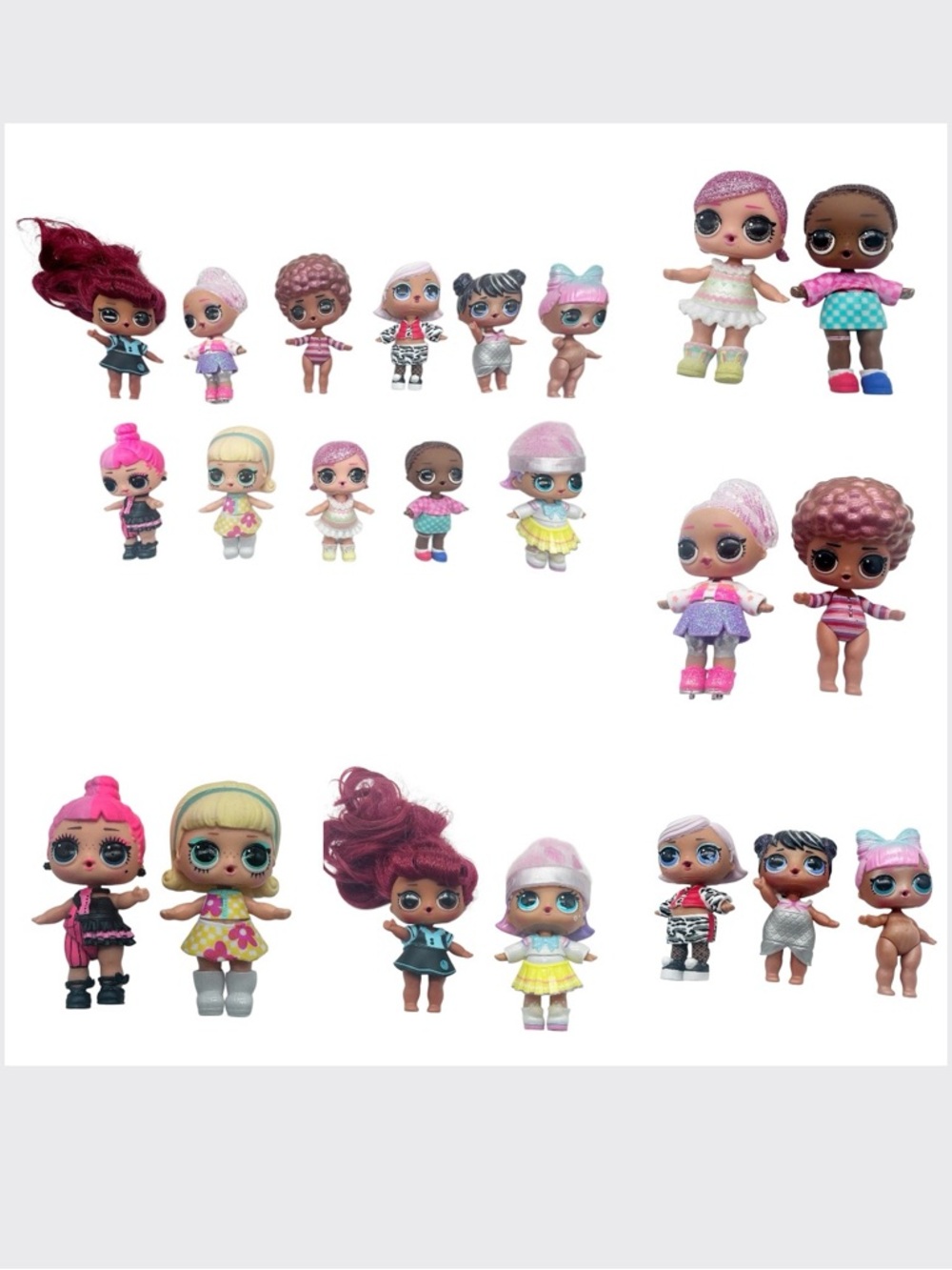 L.O.L. Surprise! Dolls Lot of 11 Collection Collectible Dolls Cute Kawaii Trendy
